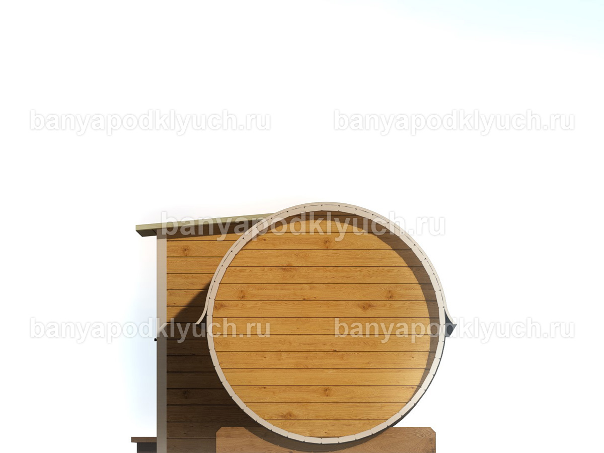 Баня-бочка 5.8x2.3 м Баня-бочка 5.8x2.3 м